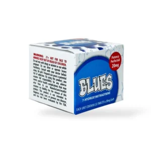 BLUES 7-Hydroxymitragynine chewable Tablets 20mg Per Tablet